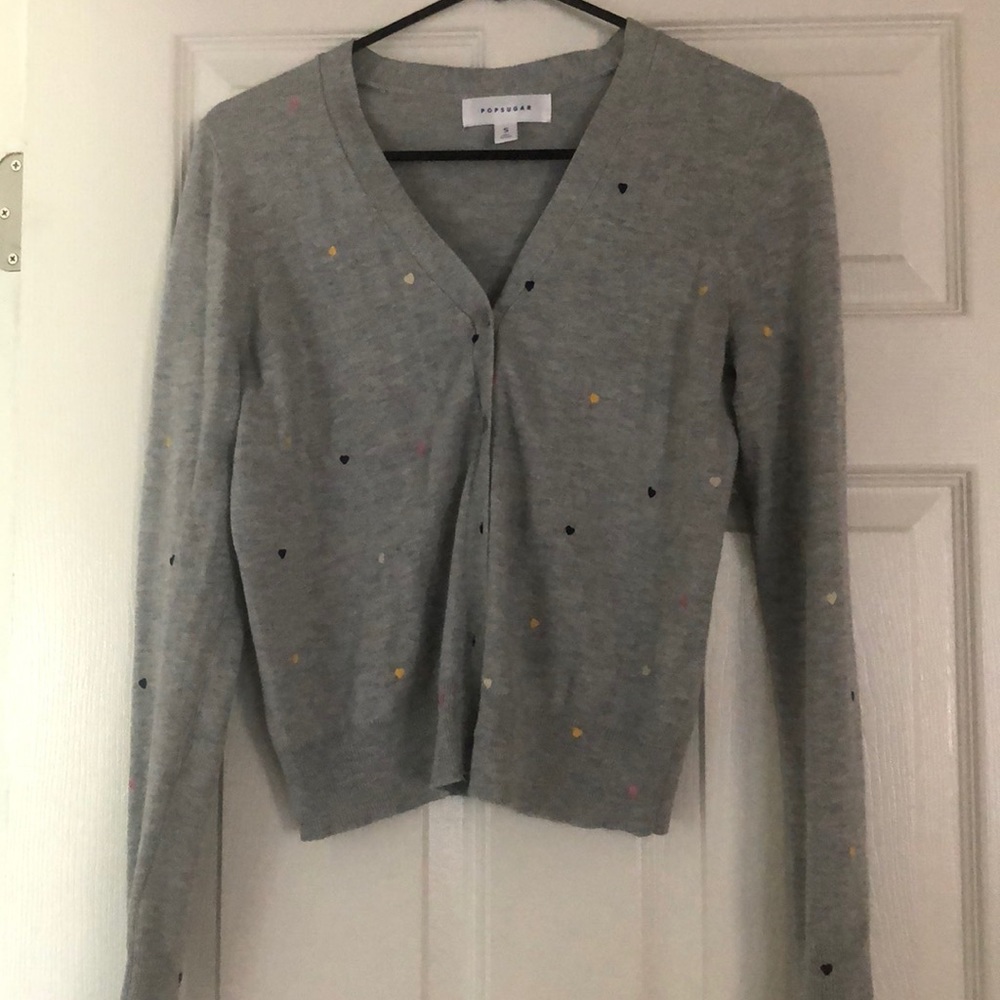 Heart Printed Cardigan